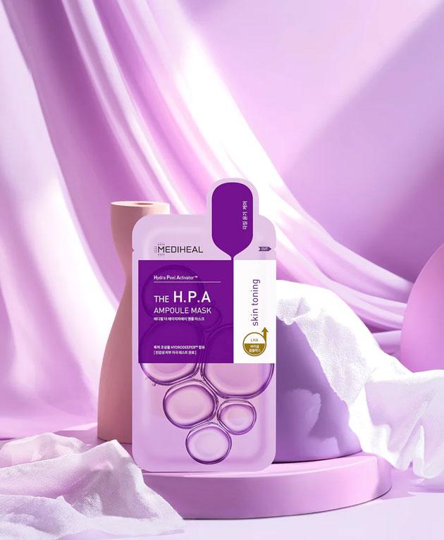 MEDIHEAL H.P.A Ampoule Mask, a Korean ampoule sheet mask