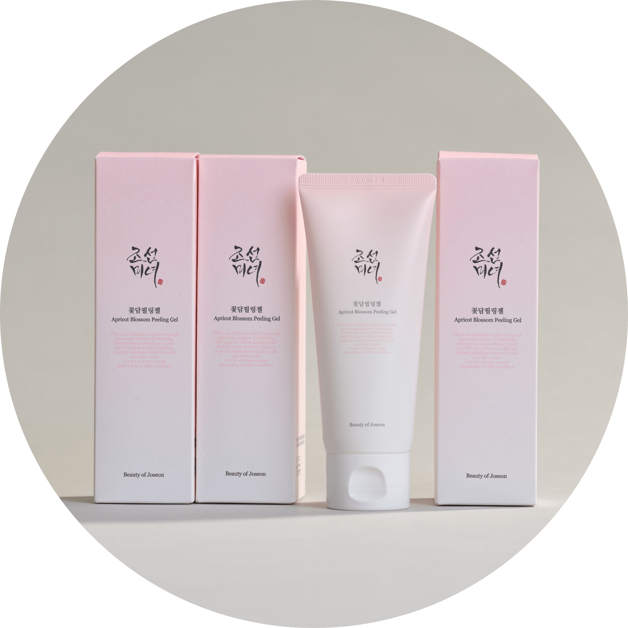BEAUTY OF JOSEON Apricot Blossom Peeling Gel, 100ml, Korean Beauty