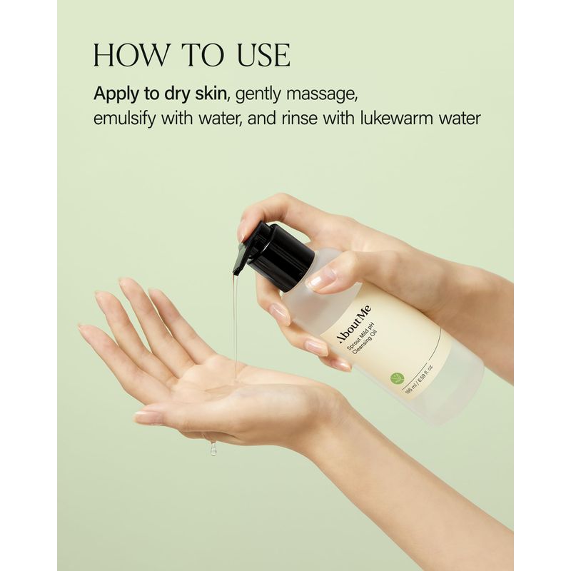 ABOUT ME Sprout Mild Cleansing Oil, 195ml, Korean Beauty