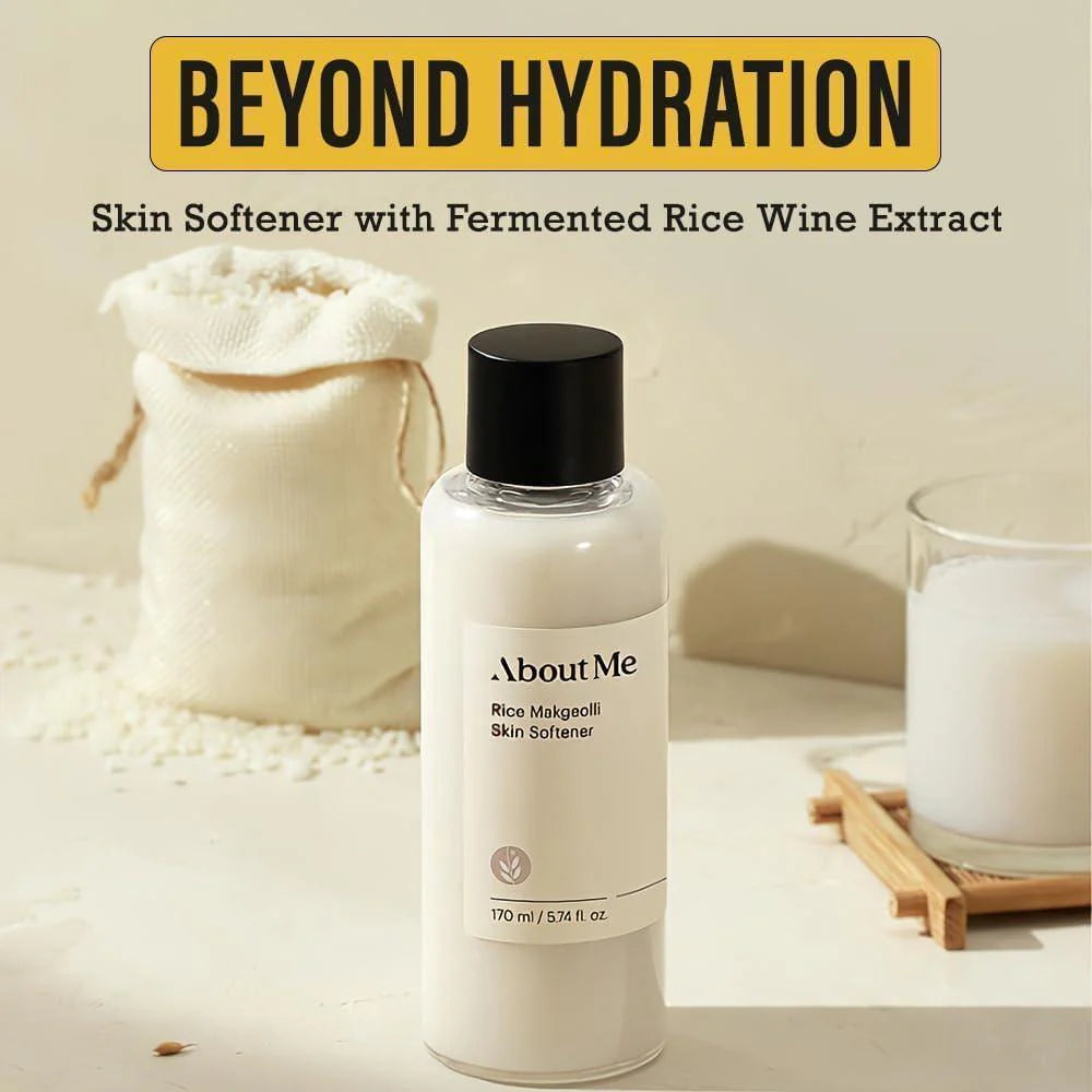 ABOUT ME Rice Makgeolli Skin Softener, 170 ml, Korean Beauty