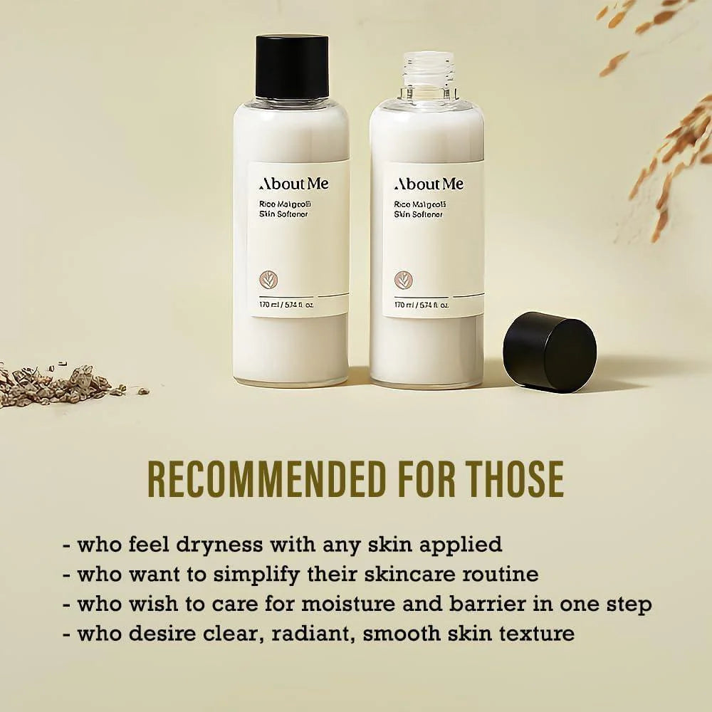 ABOUT ME Rice Makgeolli Skin Softener, 170 ml, Korean Beauty