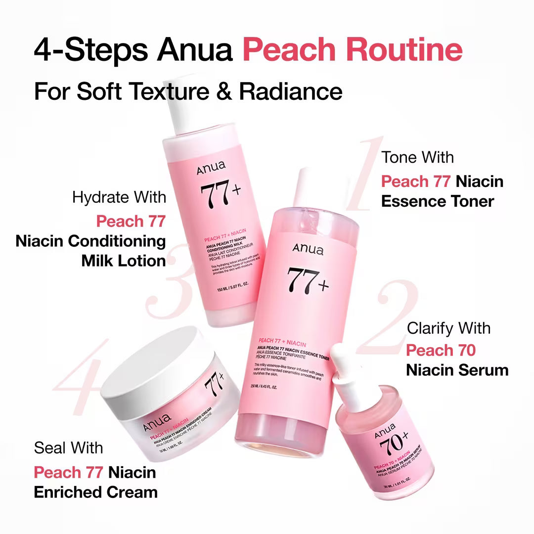 ANUA Peach 70 Niacin Serum,  30ml, Korean Beauty