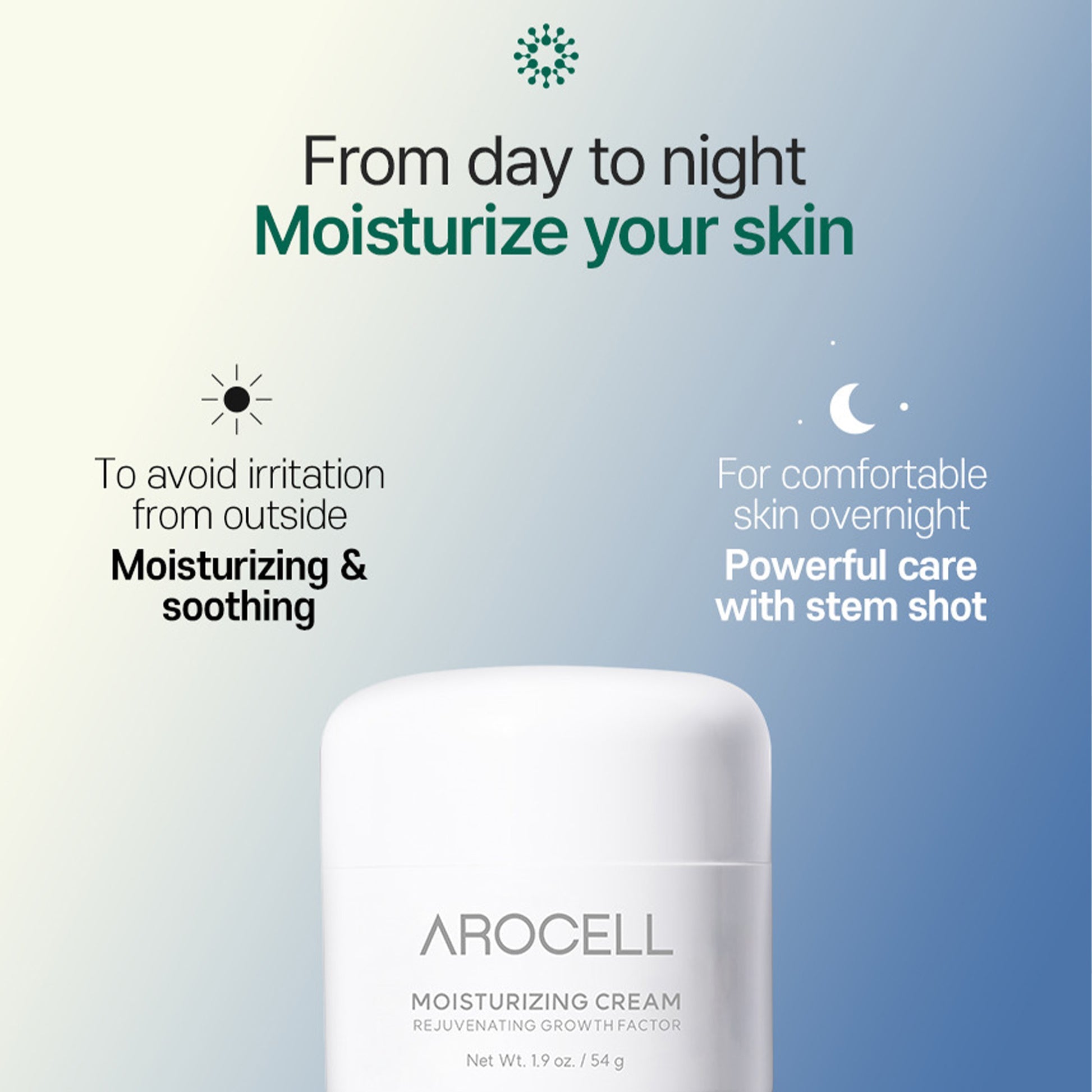 AROCELL Moisturizing Cream, Korean Beauty