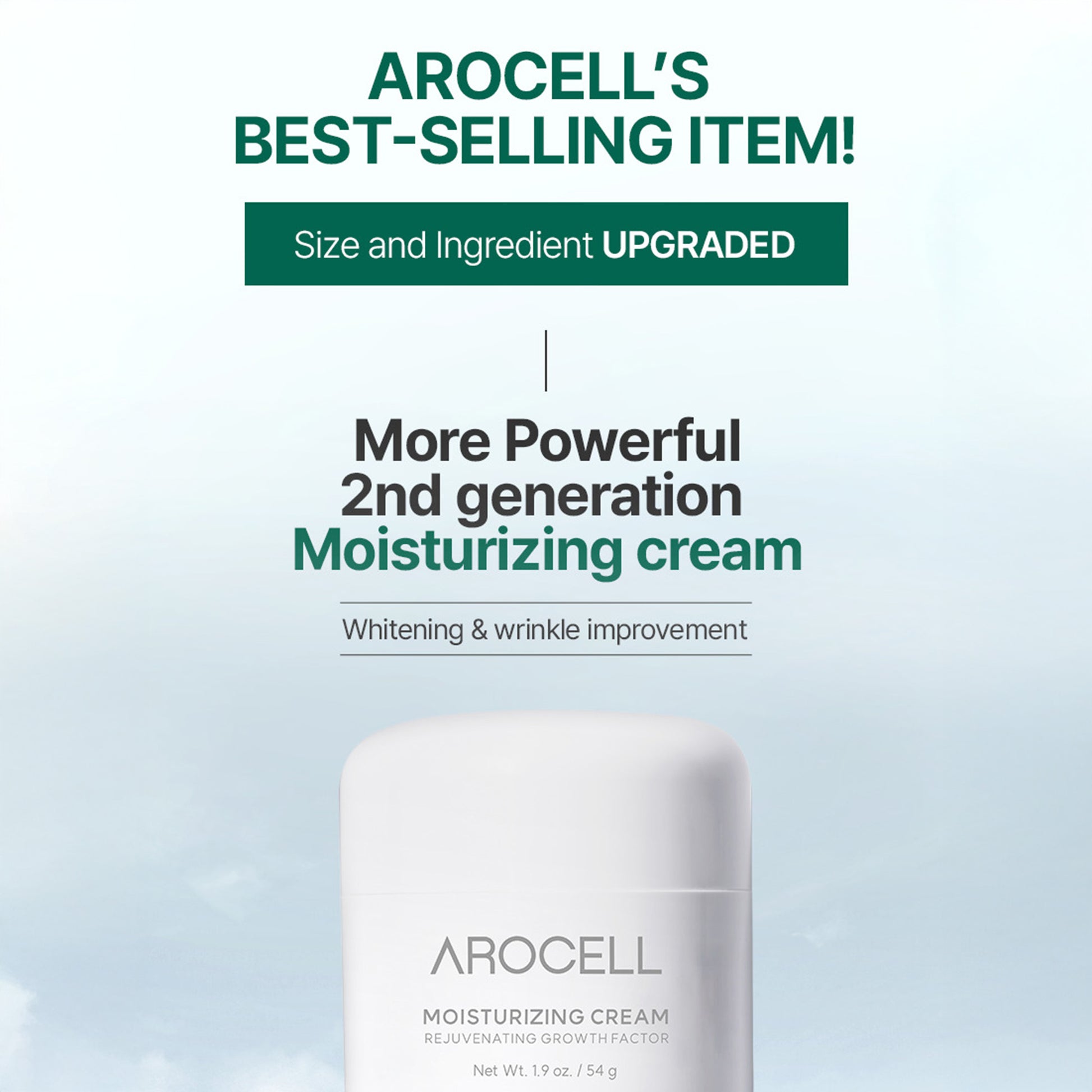 AROCELL Moisturizing Cream, Korean Beauty
