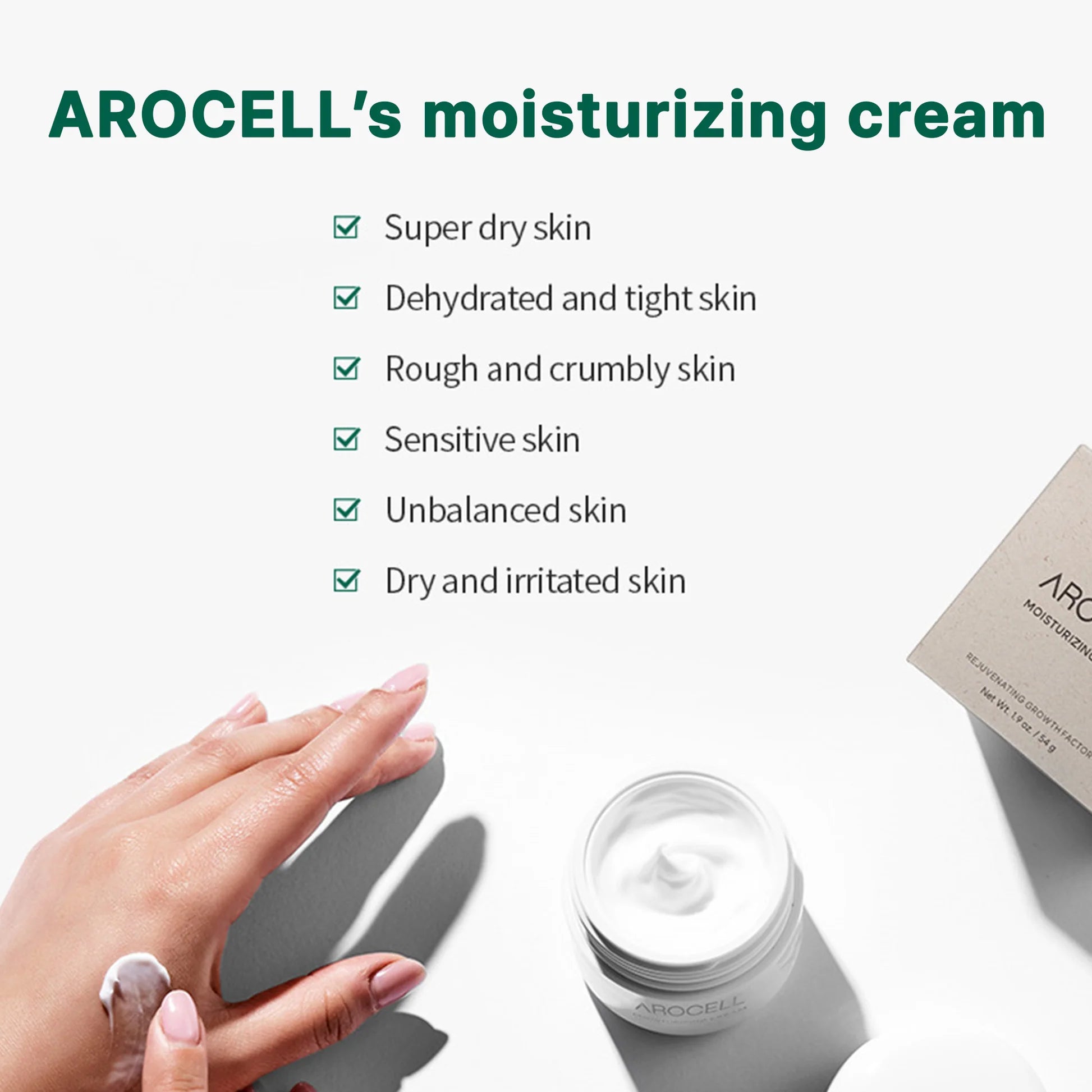 AROCELL Moisturizing Cream, Korean Beauty