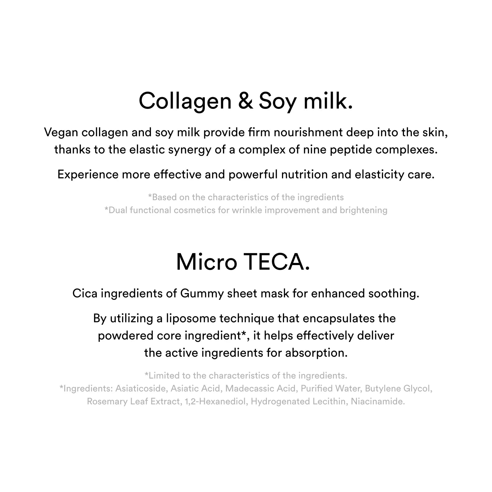 ABIB Gummy Sheet Mask Collagen Milk Sticker, PACK of 1 or 10, Korean Beauty