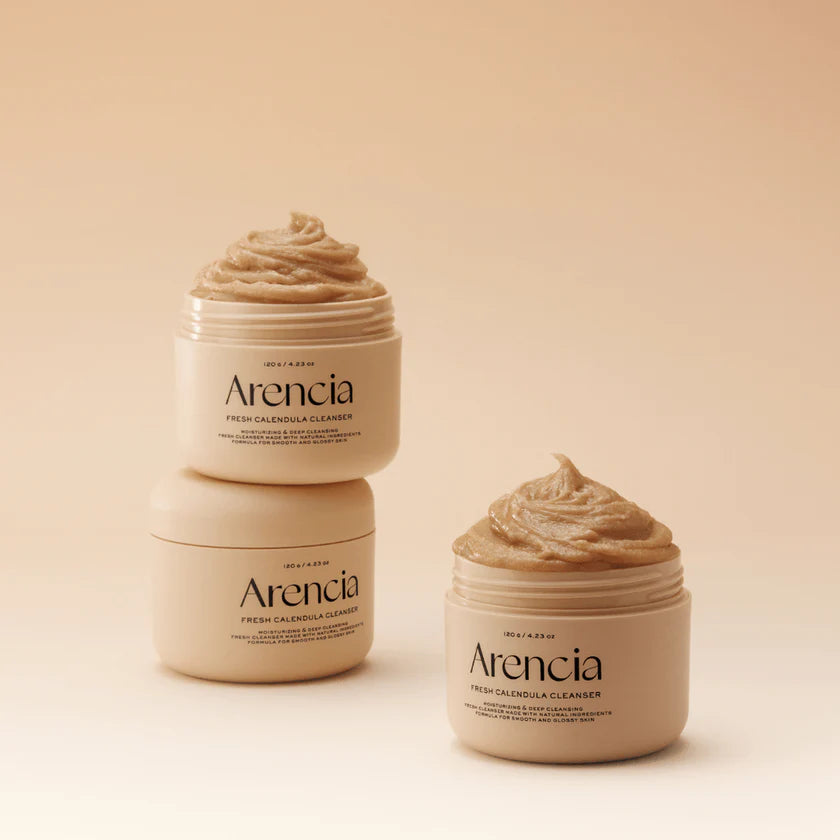 ARENCIA Calendula Rice Mochi Cleanser, 120g, Korean Beauty