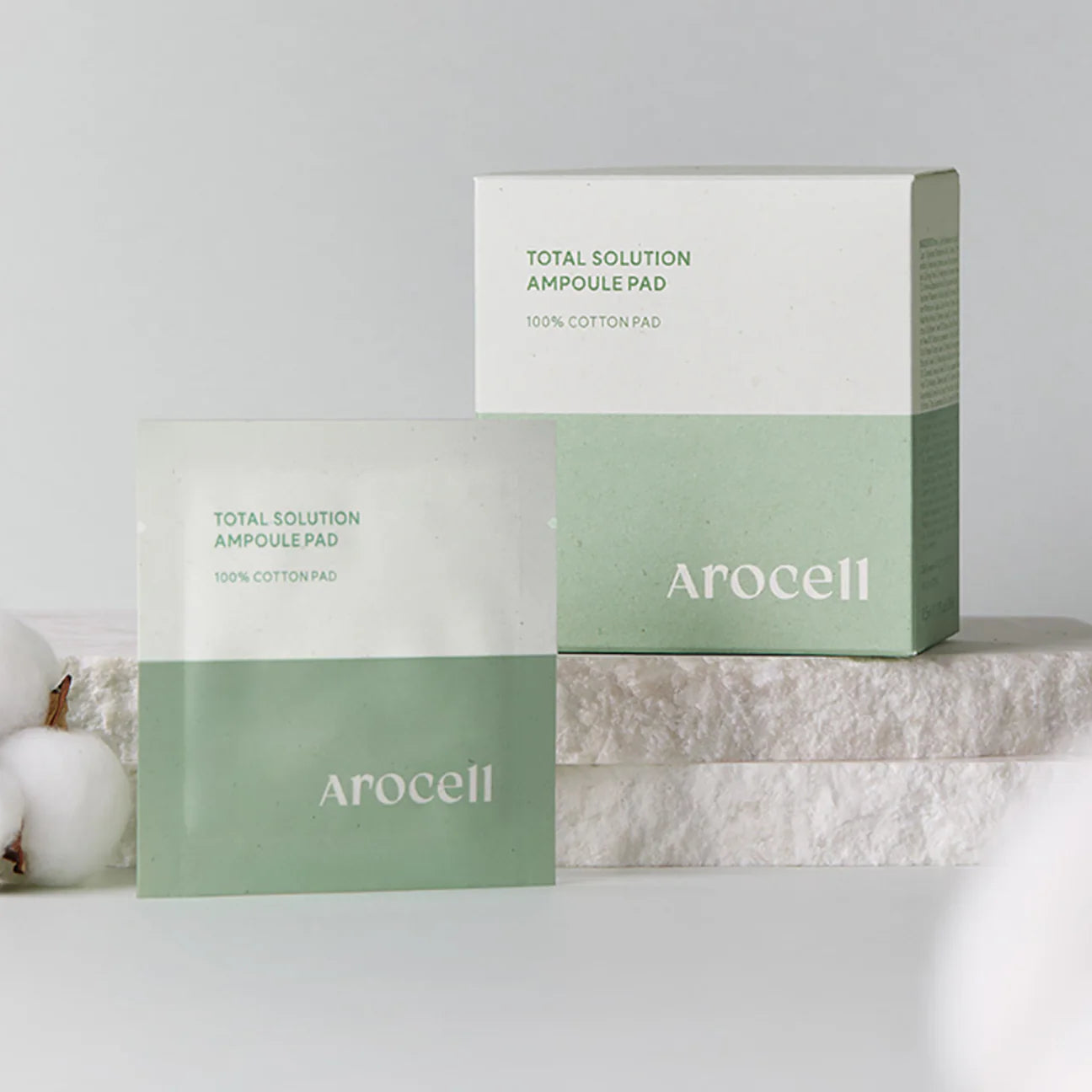 AROCELL Total Solution Ampoule Pad, Korean Beauty