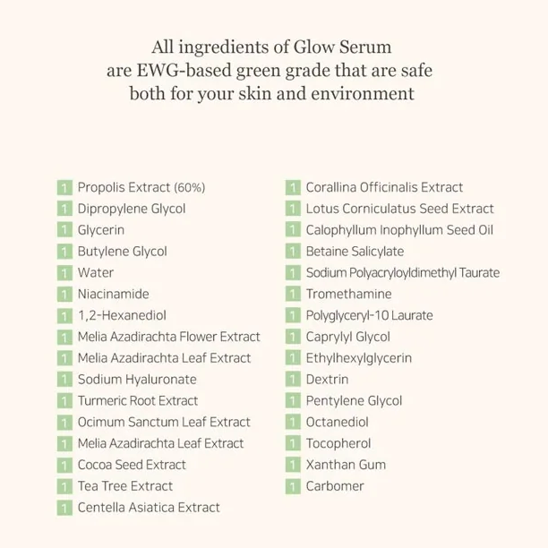 BEAUTY OF JOSEON Glow Serum: Propolis & Niacinamide, 30ml, Korean Beauty