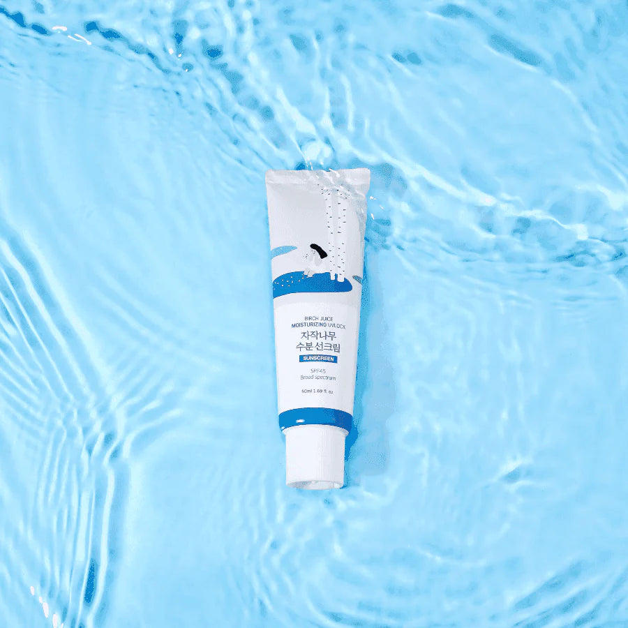 ROUNDLAB Birch Juice Moisturizing UV Lock Sunscreen, SPF 45 PA++++, 50ml, KOREAN BEAUTY