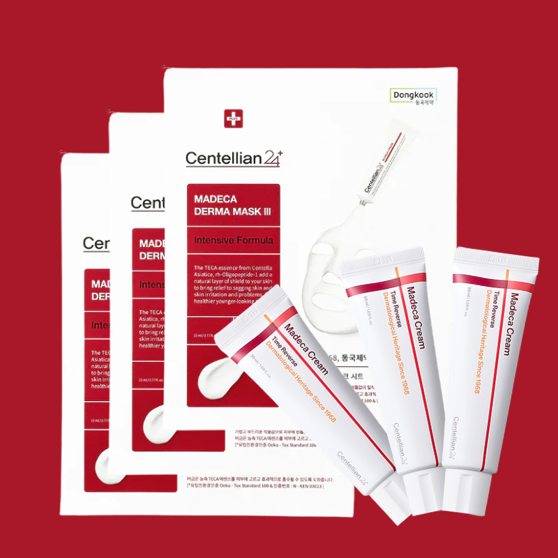 Centellian 24 Time Reverse Repair Set – Essential Care (3 Creams + 3 Masks)