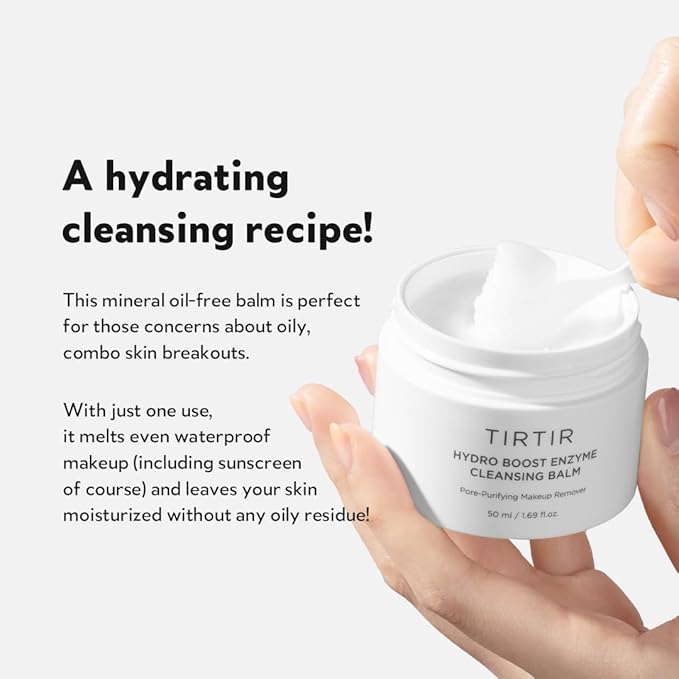 TIRTIR Hydro Boost Enzyme Cleansing Balm, Korean Beauty