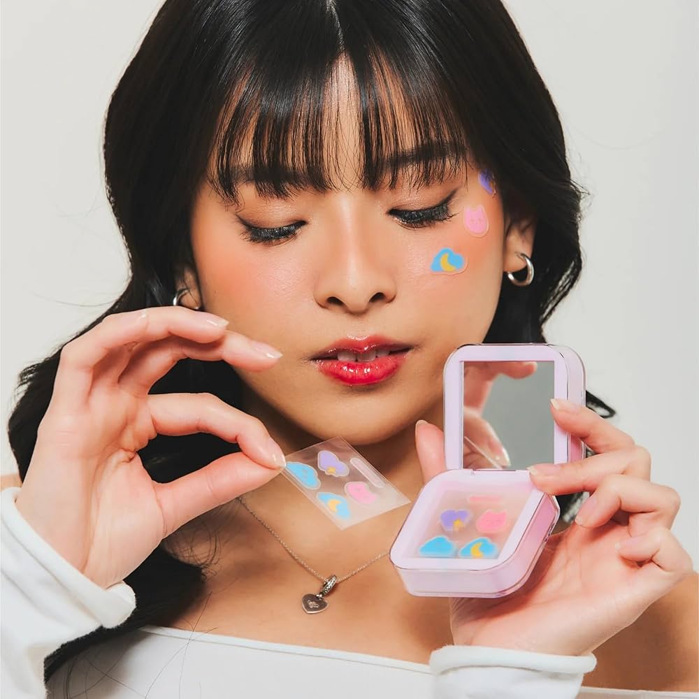 DEARCLOUD Zit Clarity Hydrocolloid Blemish Patches, 24-pcs w/ Compact & 36-pcs Refill Set, Korean Beauty