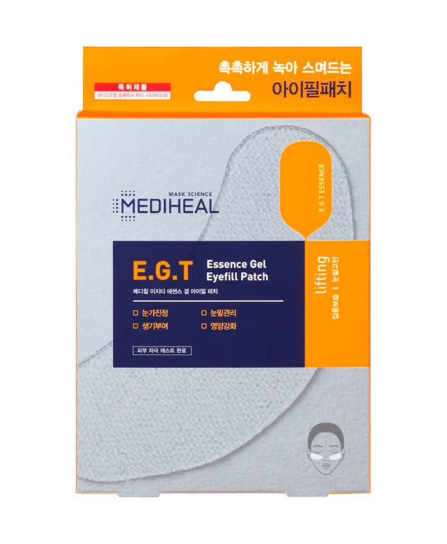 MEDIHEAL, E.G.T Essence Gel Eye Fill Patch, PACK of 5, Korean Beauty