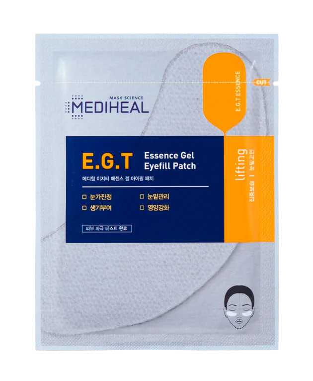 MEDIHEAL, E.G.T Essence Gel Eye Fill Patch, PACK of 5, Korean Beauty