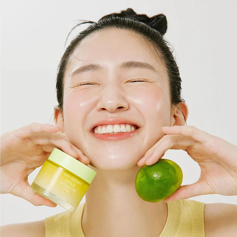 GOODAL Green Tangerine Vita C Dark Spot Care Cream, Korean Beauty