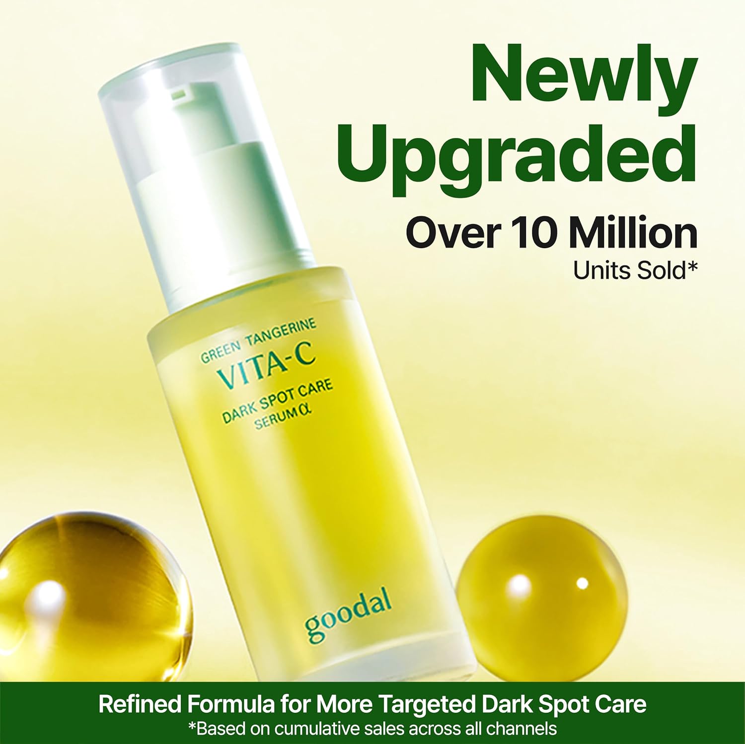 GOODAL Green Tangerine Vita C Dark Spot Care Serum α, 40ml, Korean Beauty