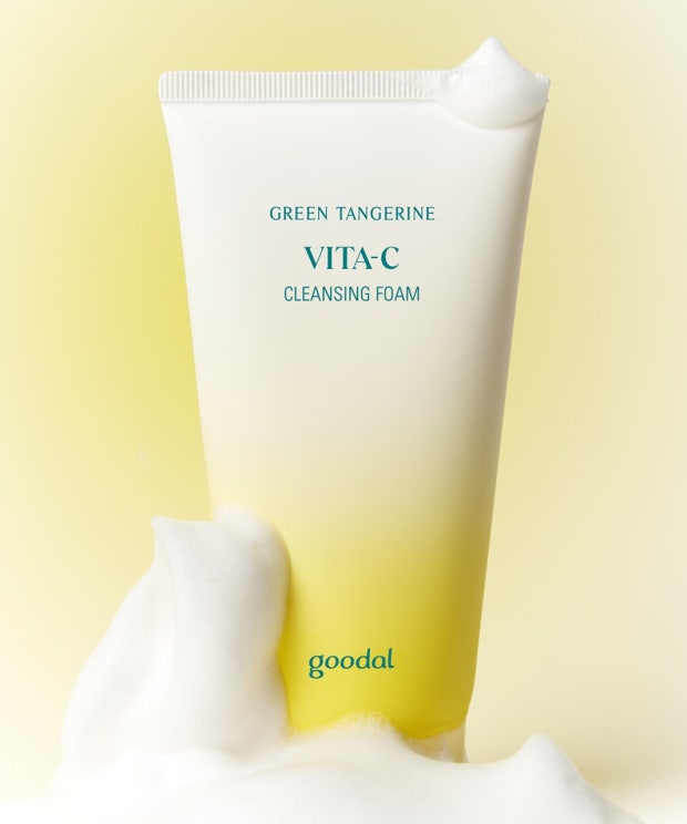 GOODAL Green Tangerine Vita-C Cleansing Foam, 150ml, KOREAN BEAUTY