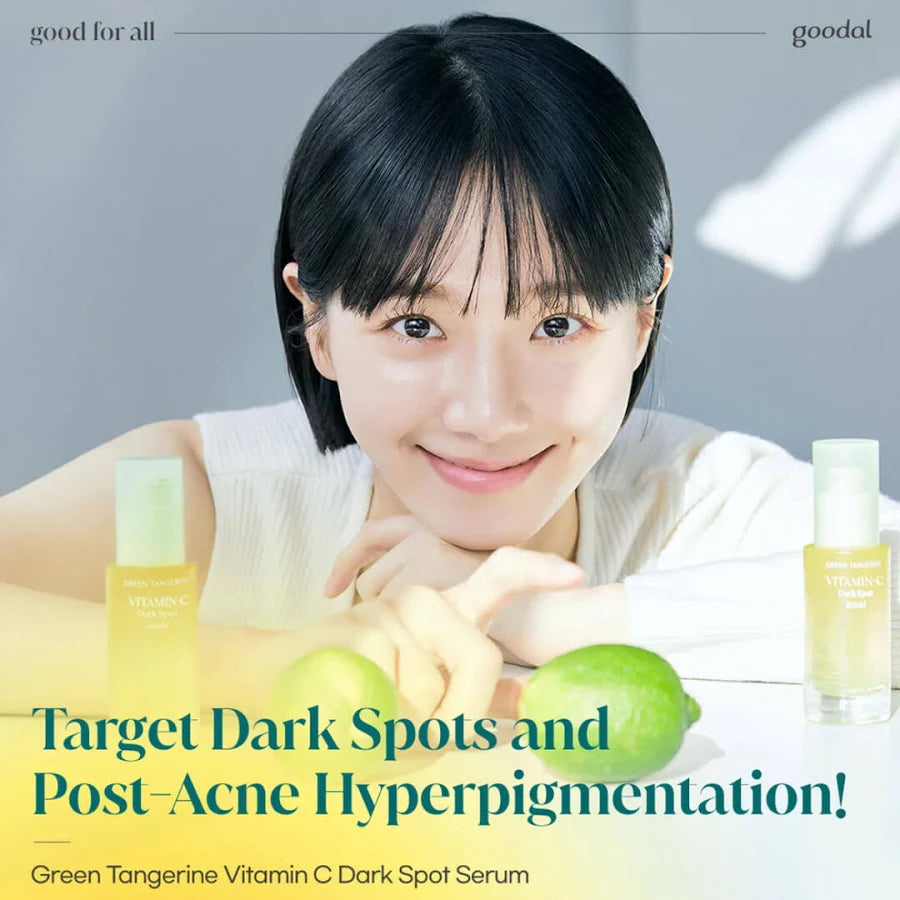GOODAL Green Tangerine Vita C Dark Spot Care Serum, Korean Beauty