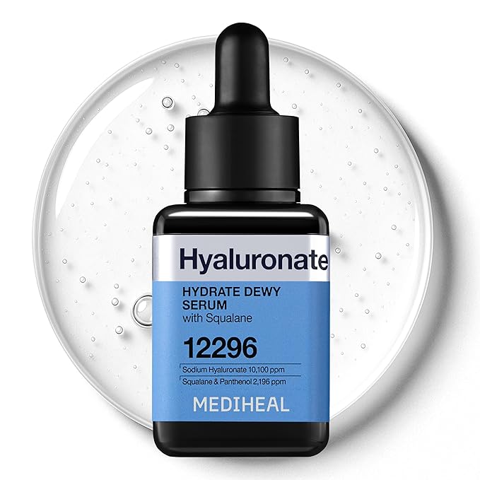 MEDIHEAL Hyaluronate Hydrate Dewy Serum, 1.35 fl. oz., Korean Beauty