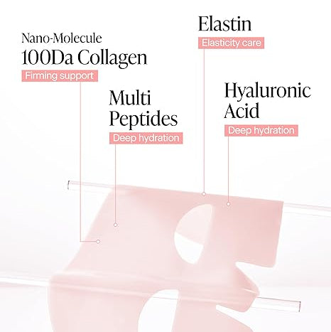 MEDIANSWER Real Skin Fit Collagen Nano Shot Mask, Pack of 5, Korean Beauty