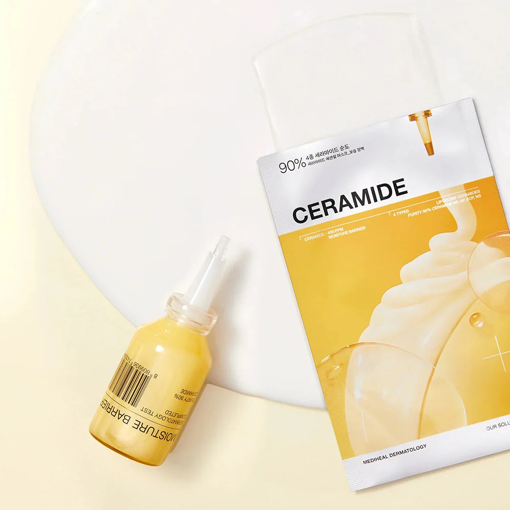 MEDIHEAL Ceramide Essential Mask, PACK 1, 4, or 10, Korean Beauty