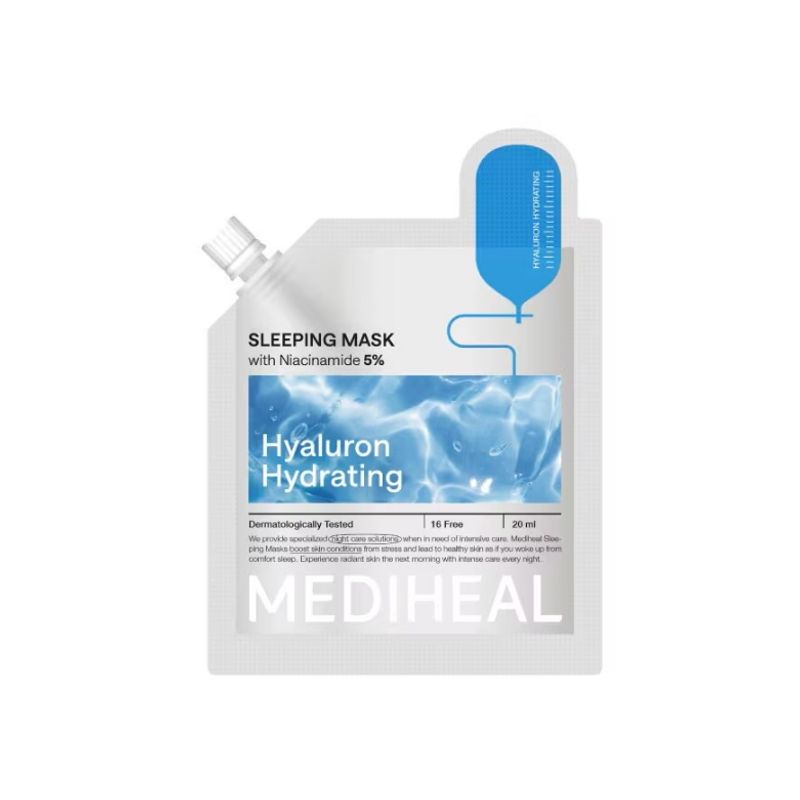 MEDIHEAL Hyaluron Hydrating Sleeping Mask, 20ml, Korean Beauty