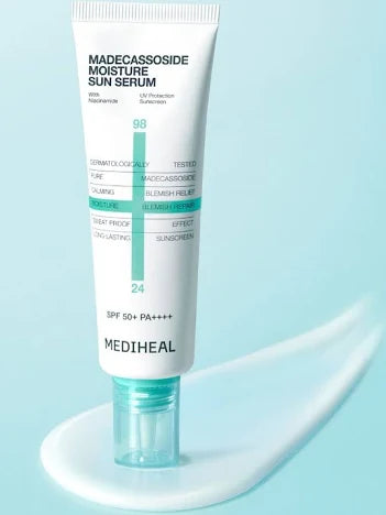 MEDIHEAL Madecassoside Moisture Sun Serum SPF 50+, Korean Beauty