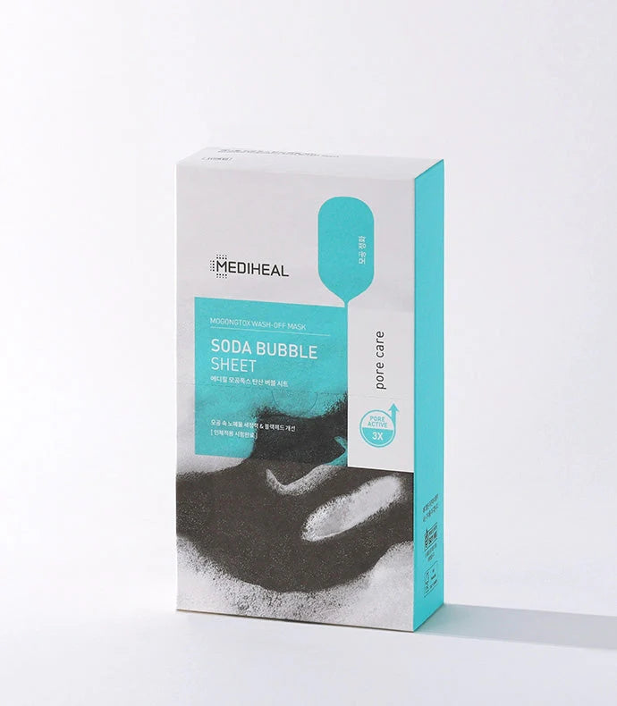MEDIHEAL Soda Bubble Sheet, Pack of 10 or 1, Korean Beauty