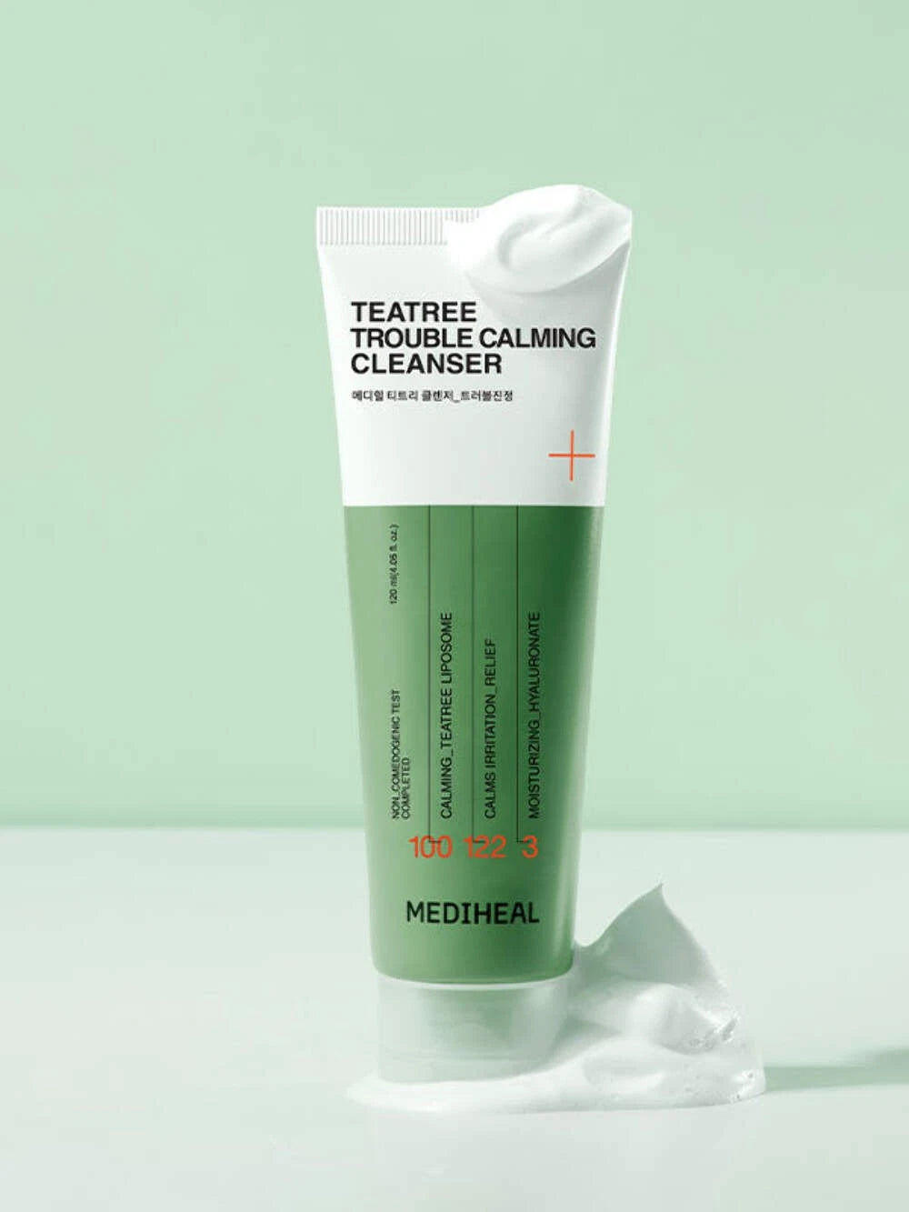 MEDIHEAL Teatree Trouble Calming Cleanser, Korean Beauty