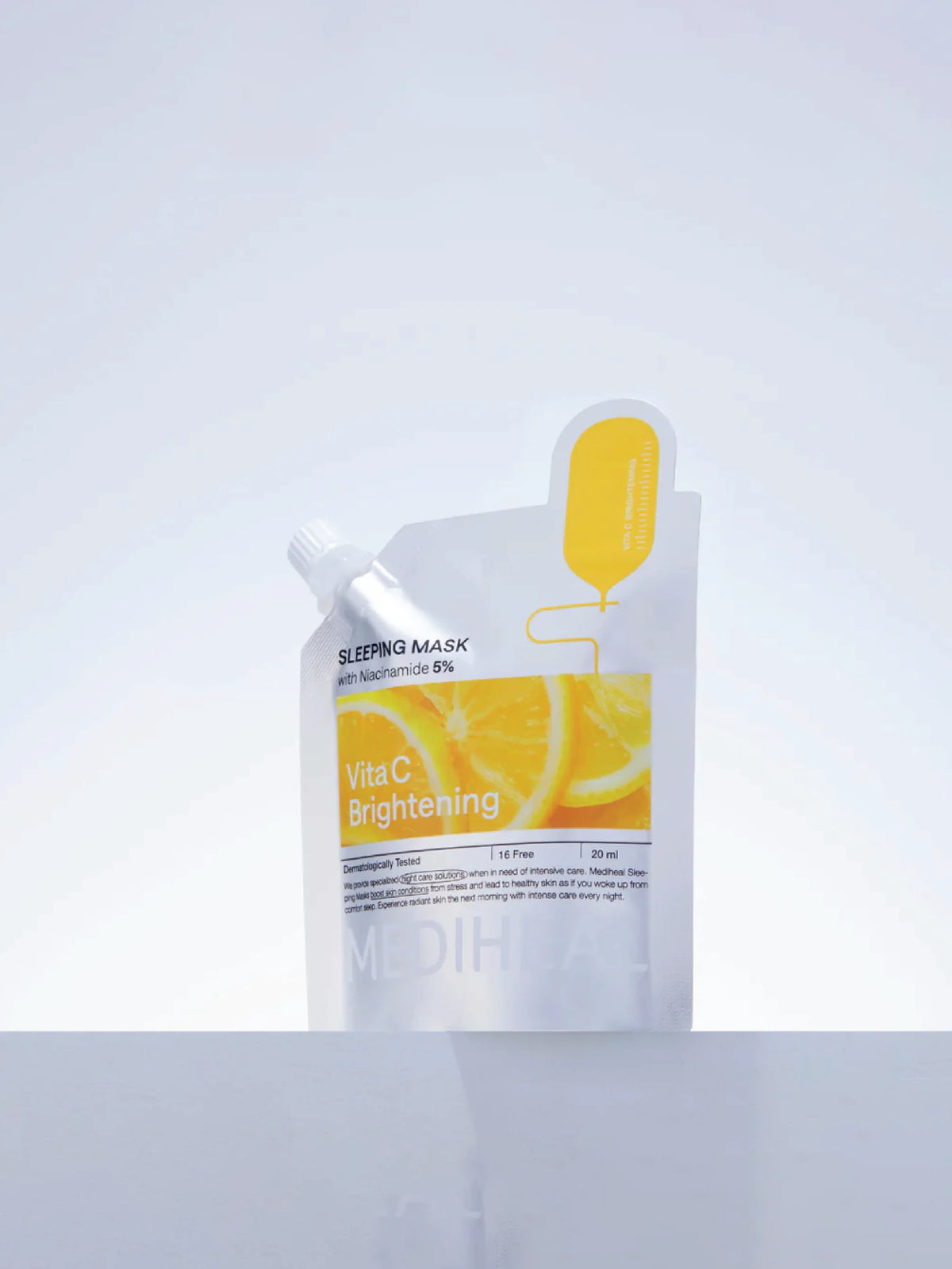 MEDIHEAL Vita C Brightening Sleeping Mask, 20ml, Korean Beauty