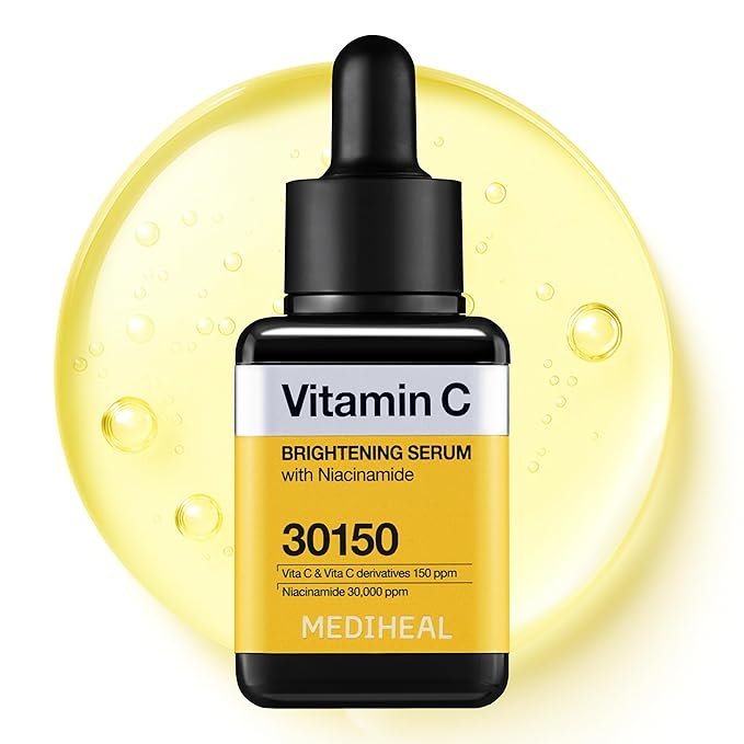 MEDIHEAL Vitamin C Brightening Serum, 1.35 fl. oz., Korean Beauty