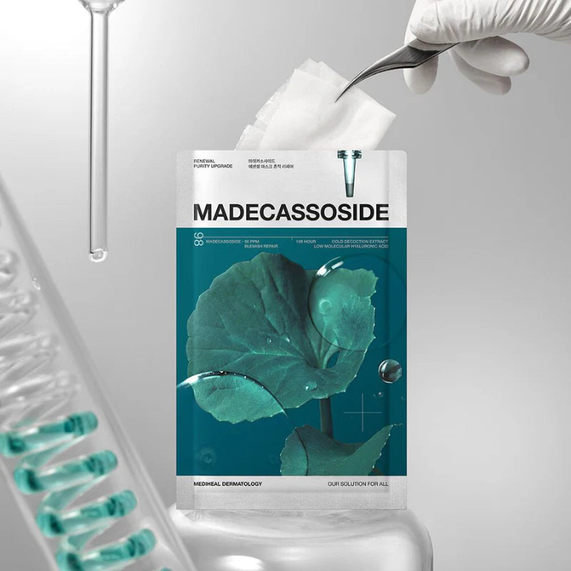 MEDIHEAL Madecassoside Essential Mask, PACK of 4 or 10, Korean Beauty