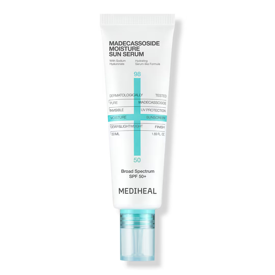 MEDIHEAL Madecassoside Moisture Sun Serum SPF 50+, Korean Beauty