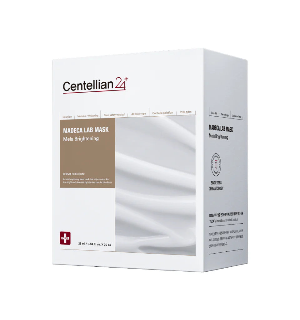 CENTELLIAN 24 Madeca Lab Mask Mela Brightening, PACK of 1 or 20, Korean Beauty