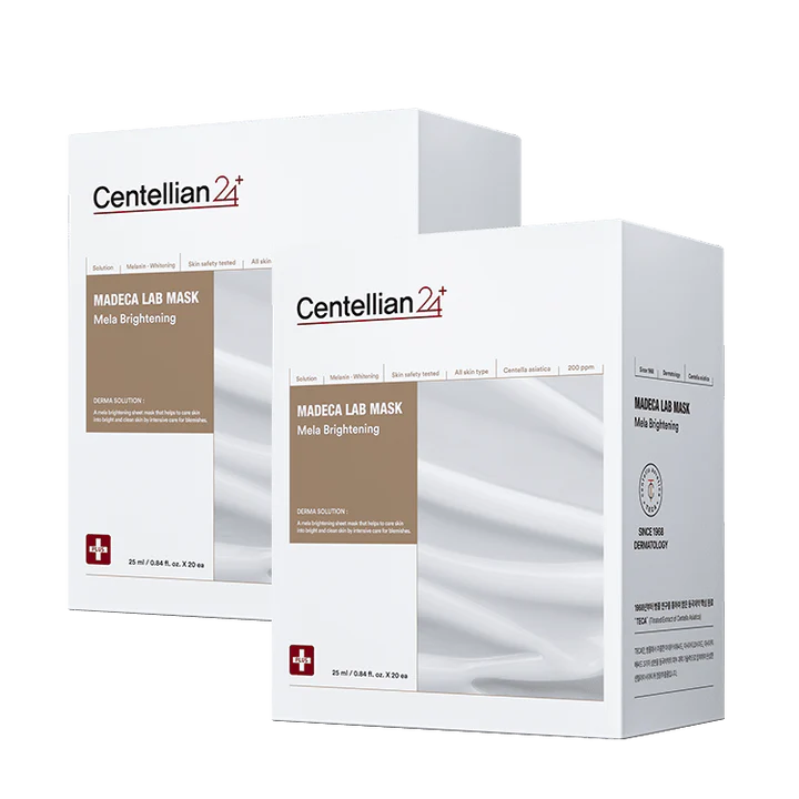 CENTELLIAN 24 Madeca Lab Mask Mela Brightening, PACK of 1 or 20, Korean Beauty