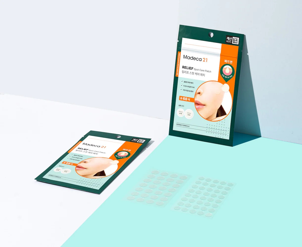 MADECA 21 RELIEF Spot Care Patch, 68-pcs, Korean Beauty