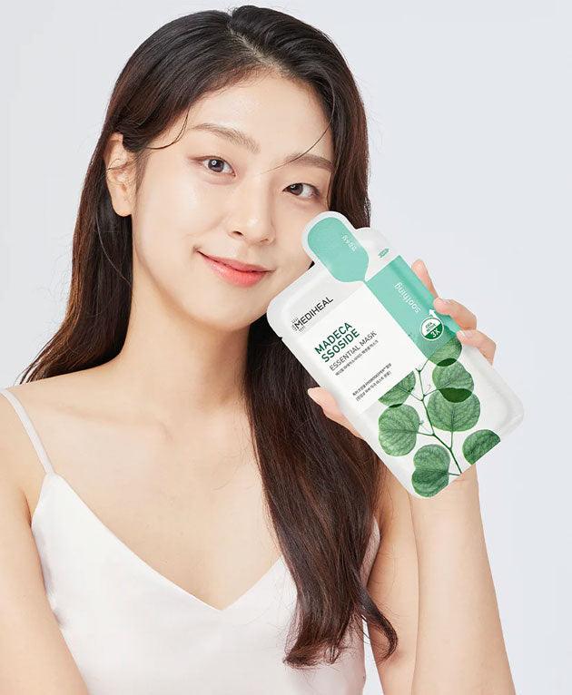 Madecassoside Essential Face Mask PACK 4 or 10 [MEDIHEAL] Korean Beauty - K Beauty 4 Biz