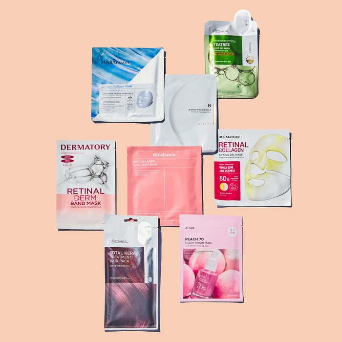 The Finer Things Korean Sheet Mask Set (8 Pcs - Assorted)