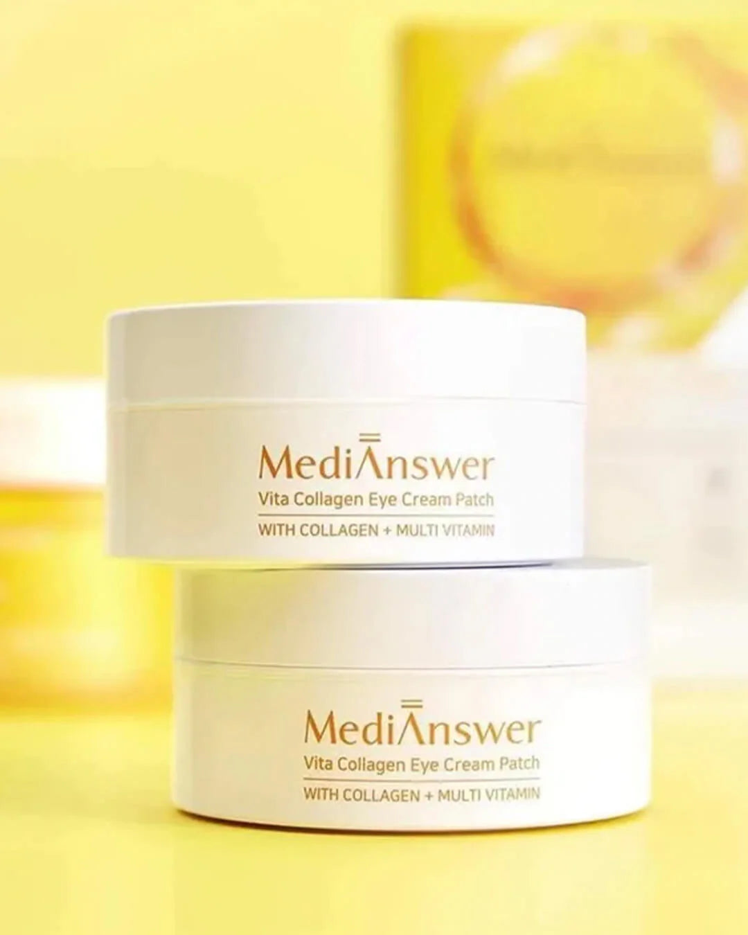 MEDIANSWER Vita Collagen Eye Cream Patch, Korean Beauty