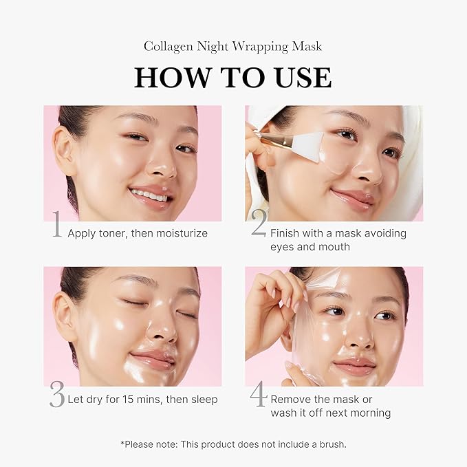MEDICUBE Collagen Night Wrapping Mask, Korean Beauty