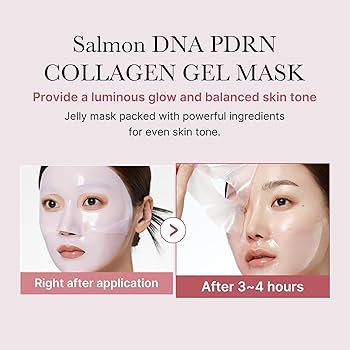 MEDICUBE PDRN Pink Collagen Gel Mask, Pack of 1 or 4, Korean Beauty