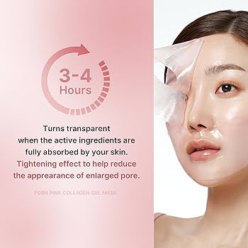 MEDICUBE PDRN Pink Collagen Gel Mask, Pack of 1 or 4, Korean Beauty
