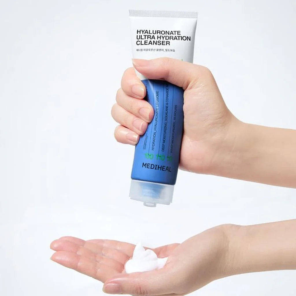 MEDIHEAL Hyaluronate Ultra Hydration Cleanser, Korean Beauty