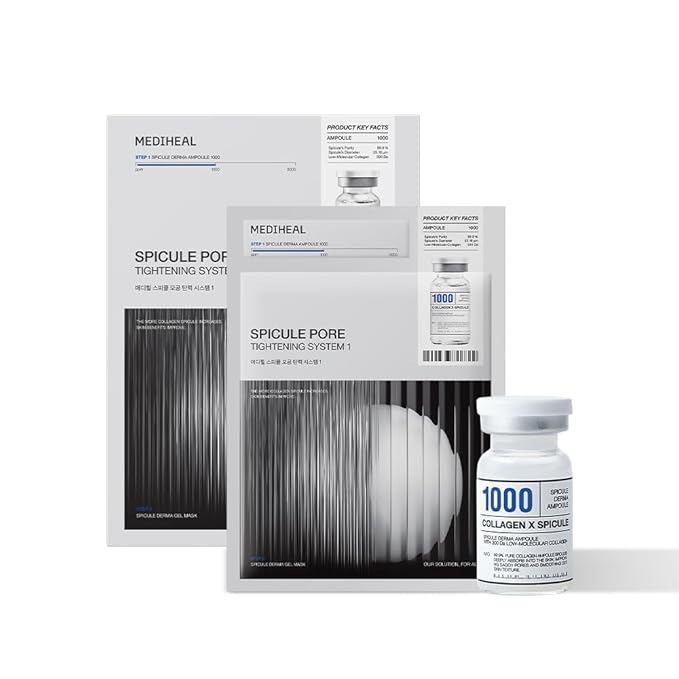 MEDIHEAL Spicule Pore Tightening System 1, PACK of 1, 4, or 10, Korean Beauty