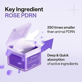 MEDIHEAL PDRN Lifting Pad — Day & Night Toner Pads, Korean Beauty