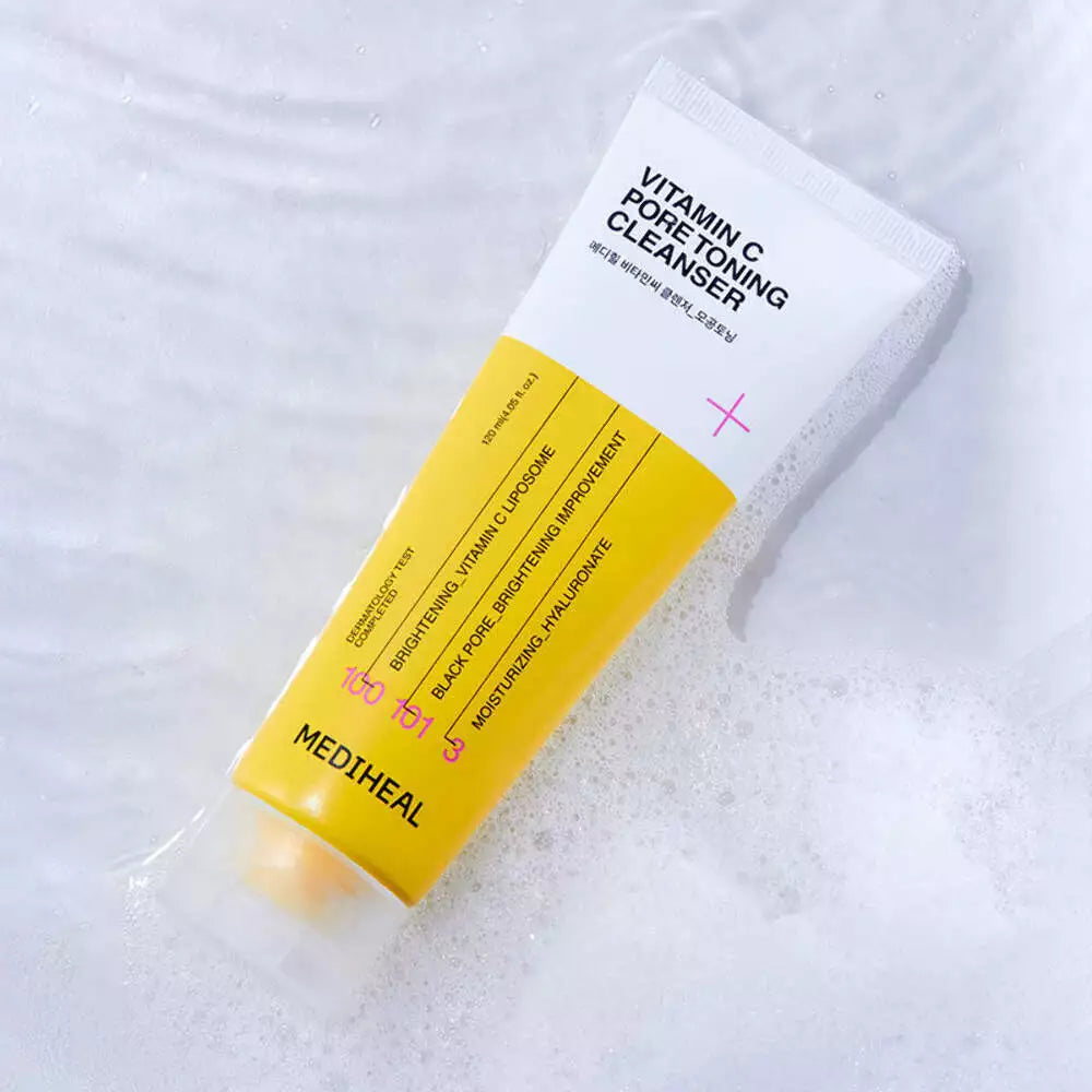 MEDIHEAL Vitamin C Pore Toning Cleanser, Korean Beauty