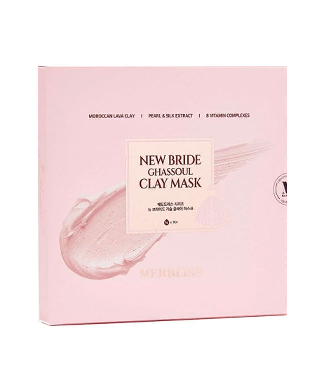 MERBLISS New Bride Ghassoul Clay Mask, PACK 9, Korean Beauty
