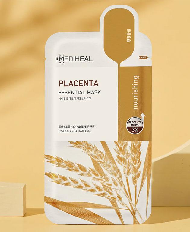 Placenta Essential Face Mask PACK 10 [MEDIHEAL] Korean Beauty - K Beauty 4 Biz
