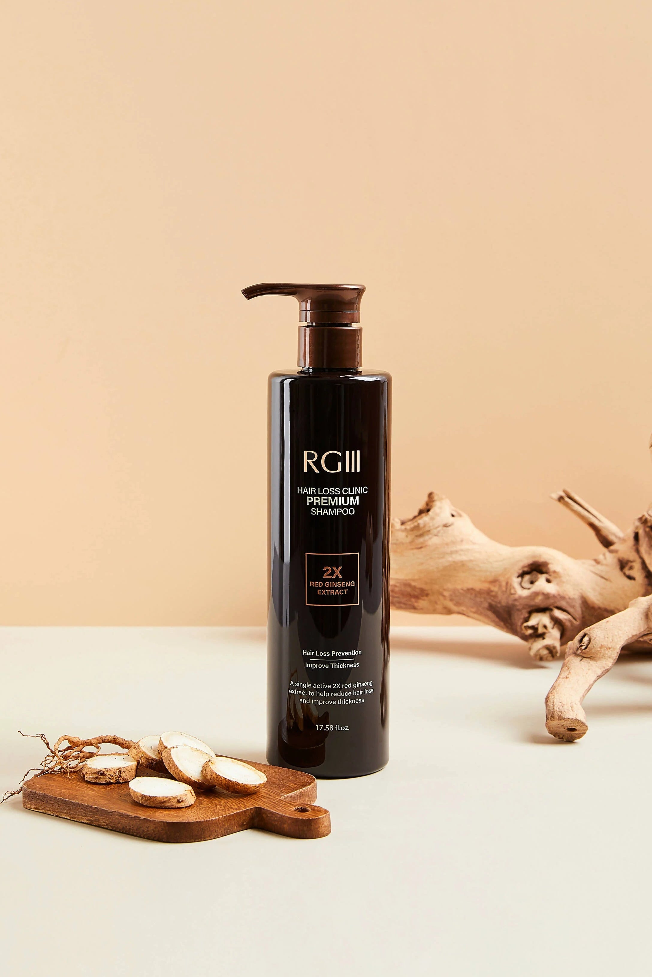 RGIII Premium 2X Red Ginseng Hair Loss Prevention Shampoo & Treatment Set